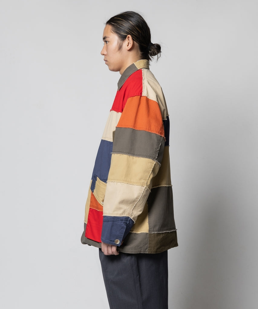 23SS-FS-03 PATCH WORK SAFARI JACKET