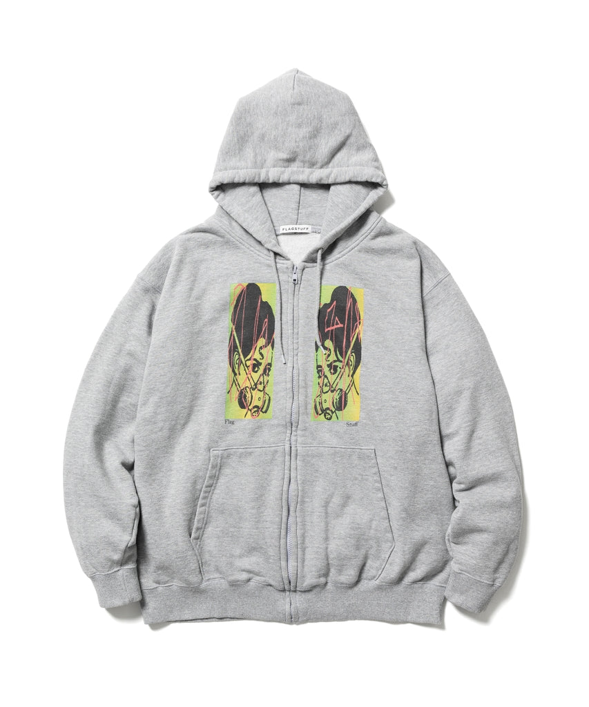 "MASK"FULL ZIP HOODIE