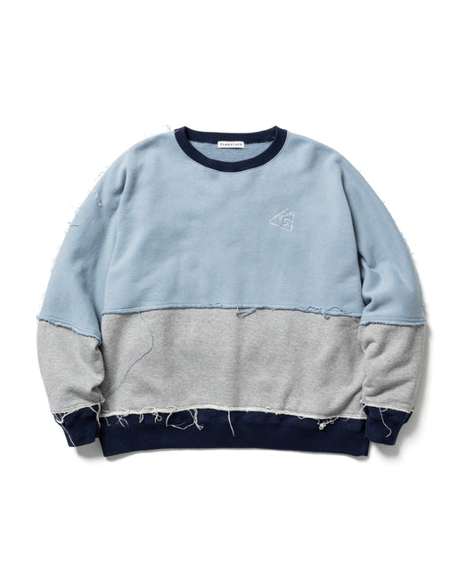 MULTI COLOR CUTOFF SWEAT