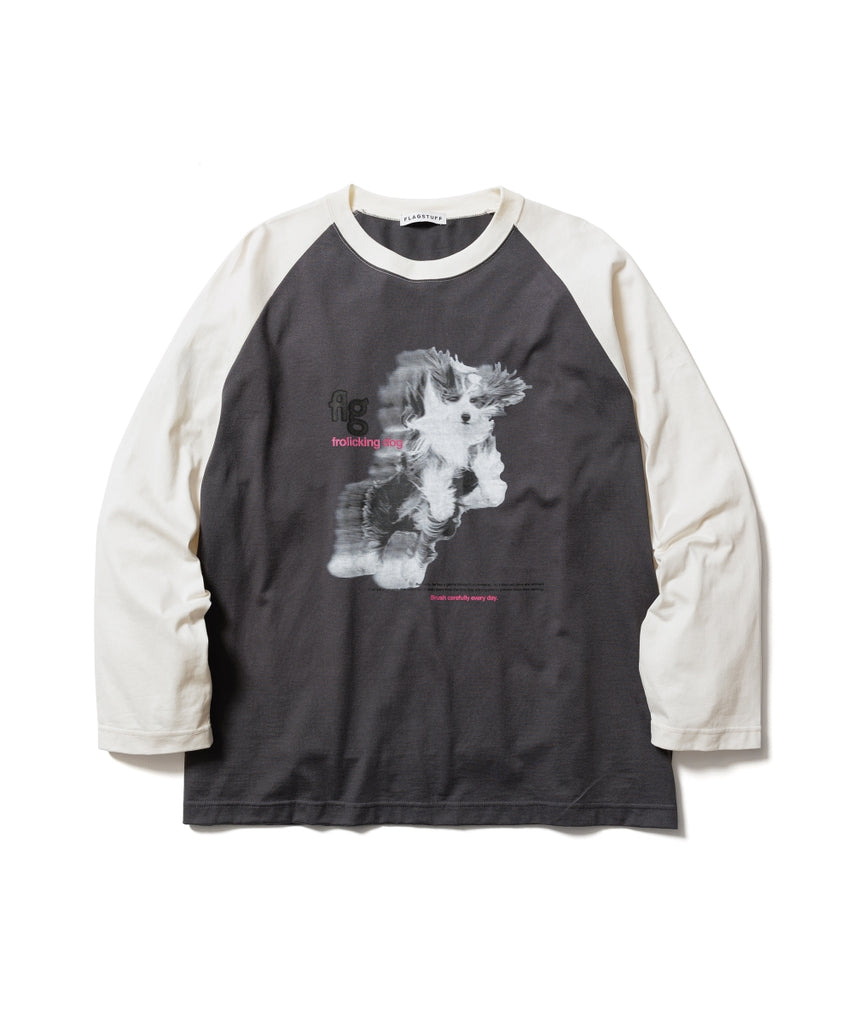 23SS-FS-35"DOG”RAGLAN T-SHIRTS