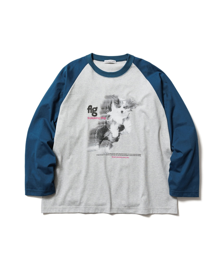 23SS-FS-35"DOG”RAGLAN T-SHIRTS
