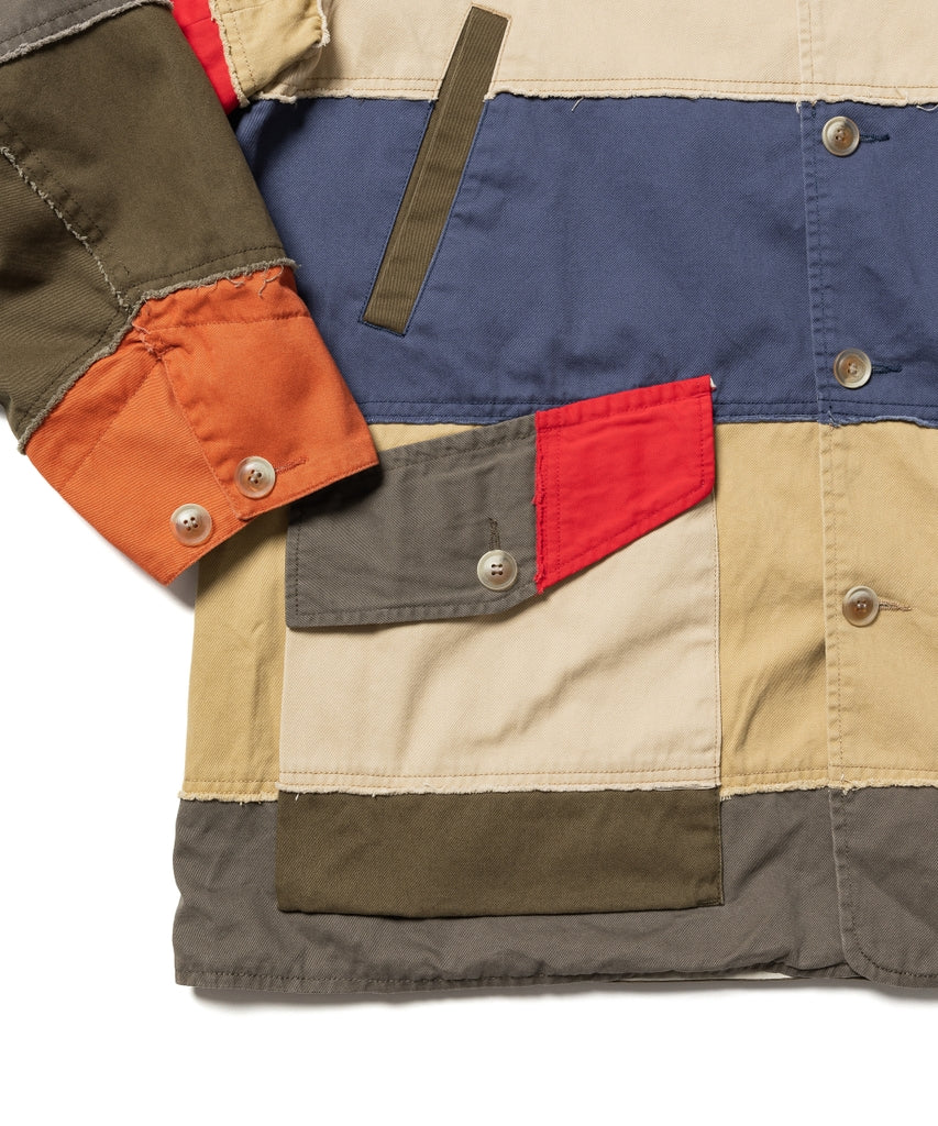23SS-FS-03 PATCH WORK SAFARI JACKET