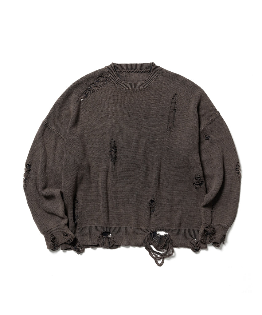 DAMEGE COTTON SWEATER
