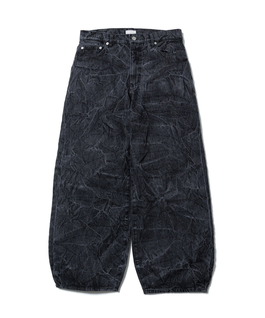 DENIM BALLOON TROUSER(WASHED)