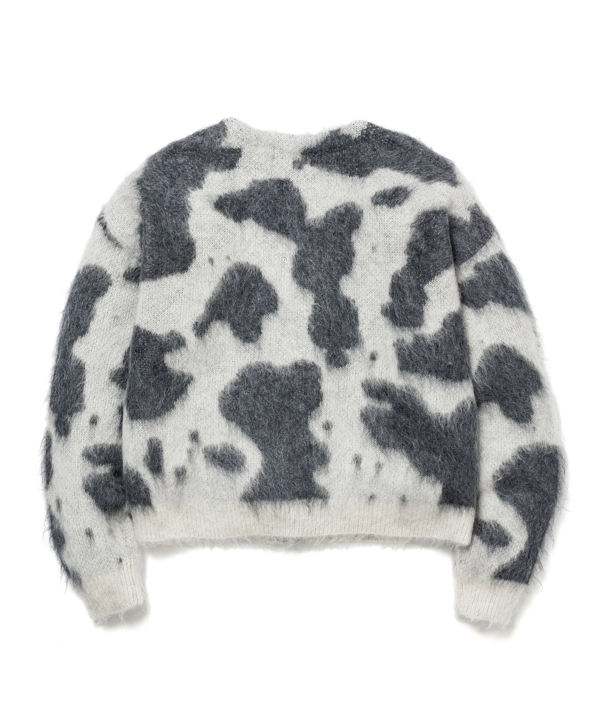 COW MOHAIR KNIT CARDIGAN