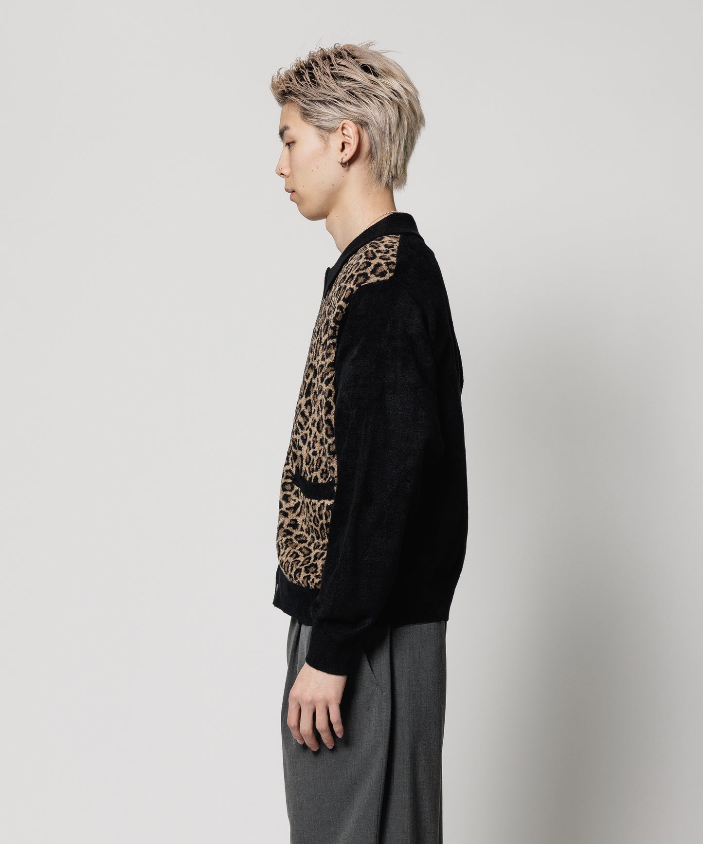 L/S LEOPARD SWEATER