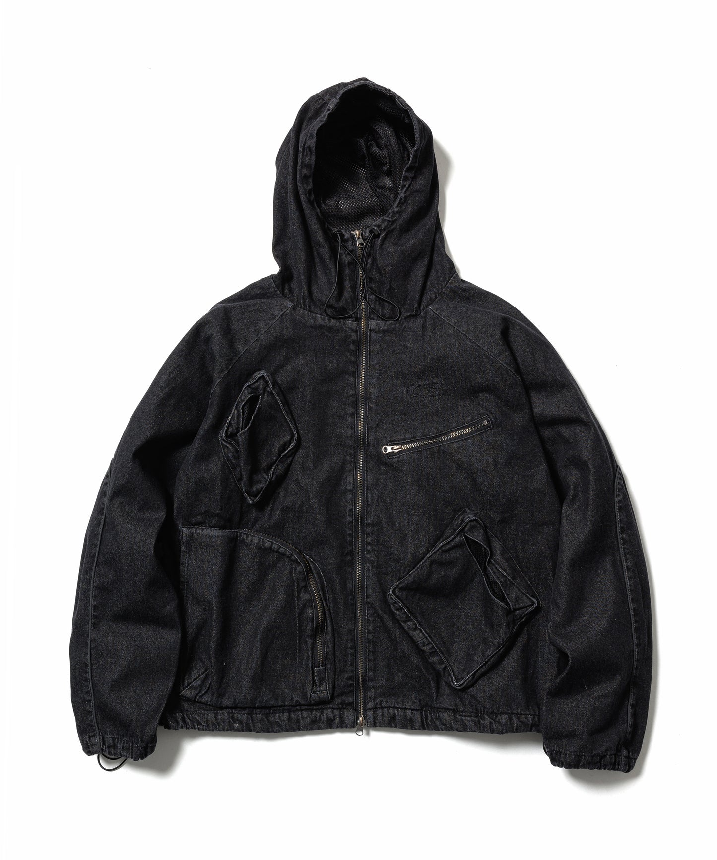 CPG RHOMBUS POCKET FADE DENIM JACKET