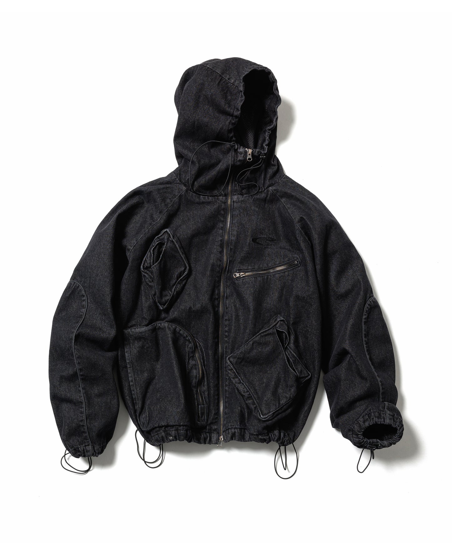 CPG RHOMBUS POCKET FADE DENIM JACKET