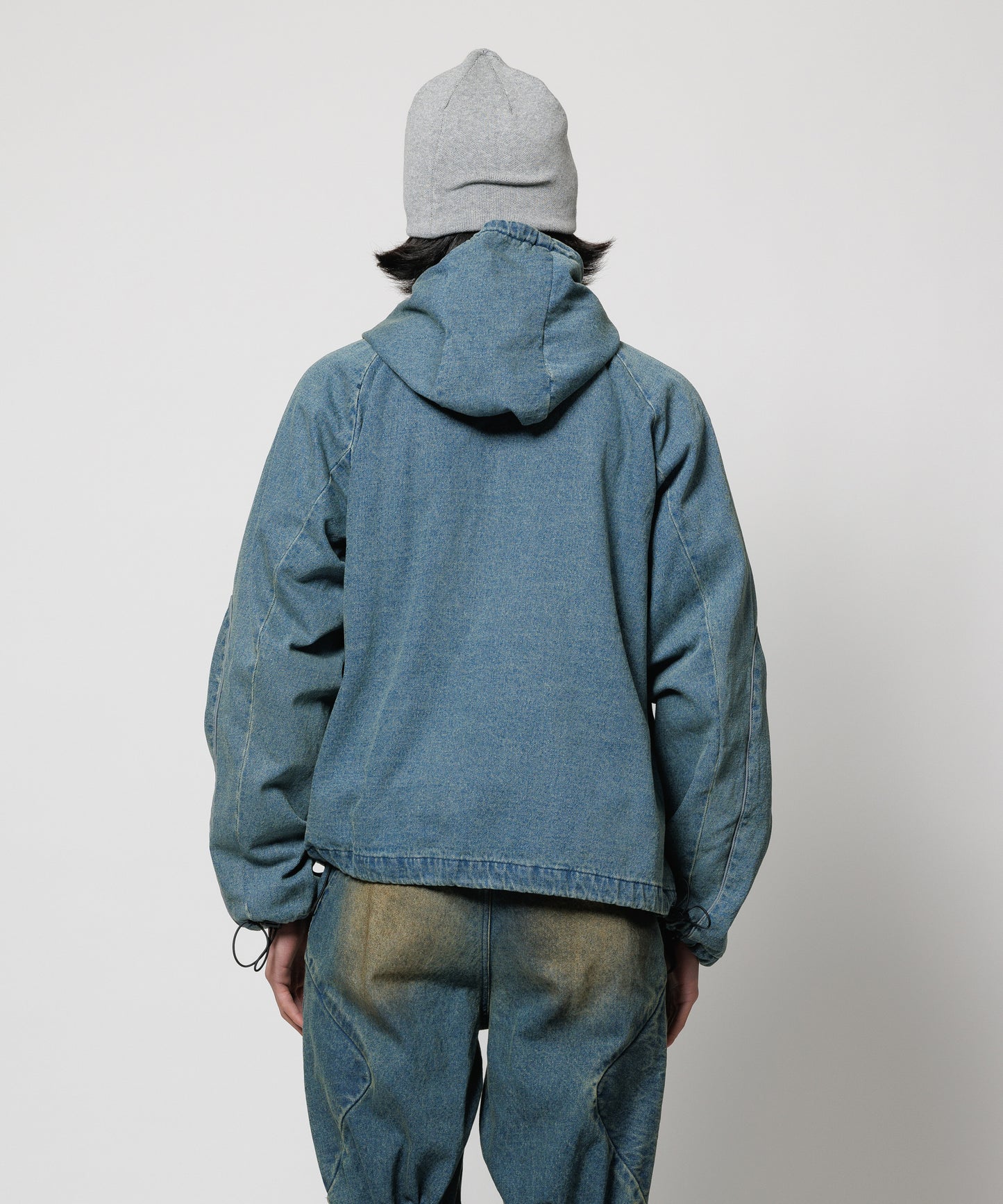 CPG RHOMBUS POCKET FADE DENIM JACKET