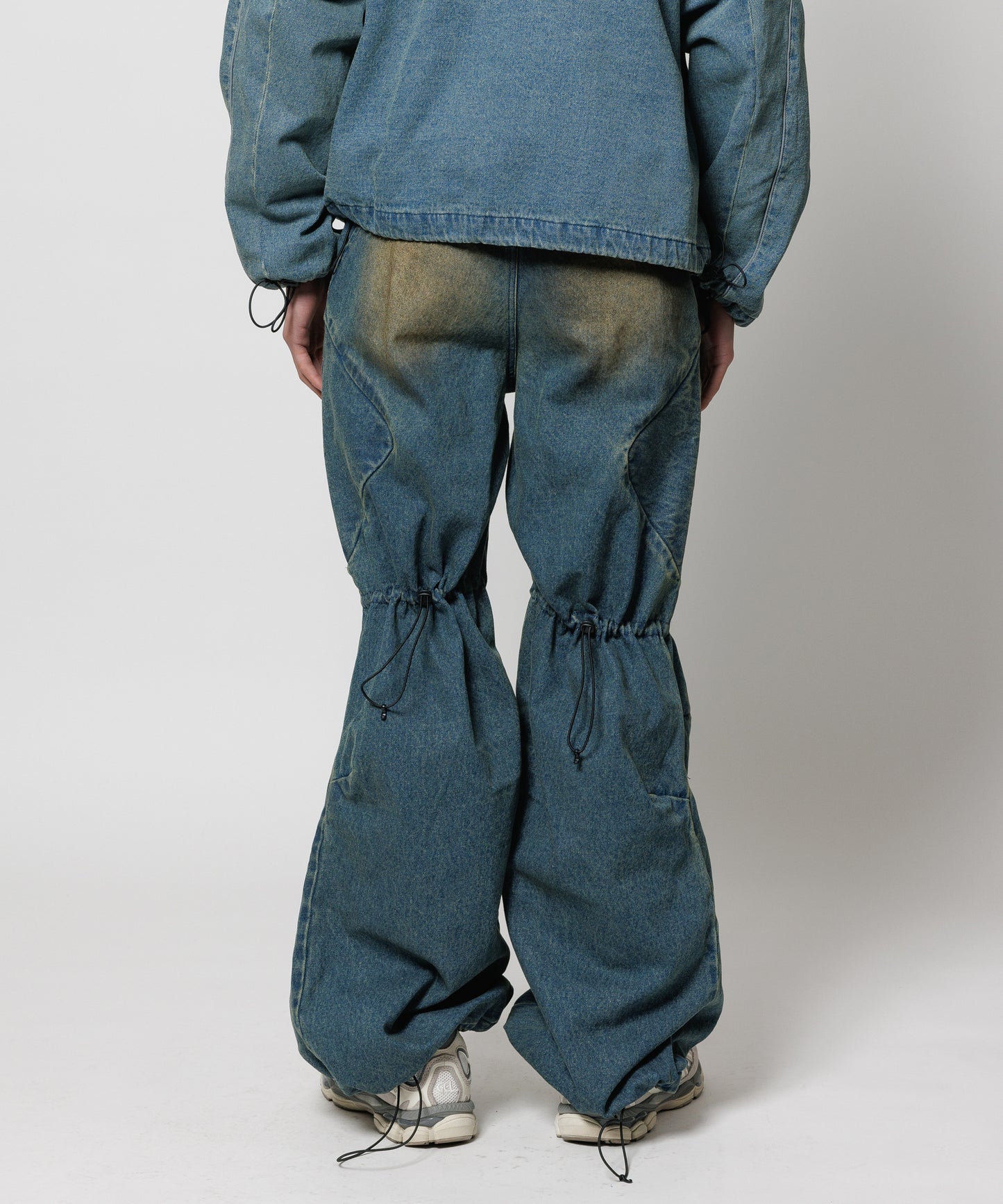CPG RHOMBUS FADE DENIM PANTS