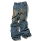 CPG RHOMBUS FADE DENIM PANTS