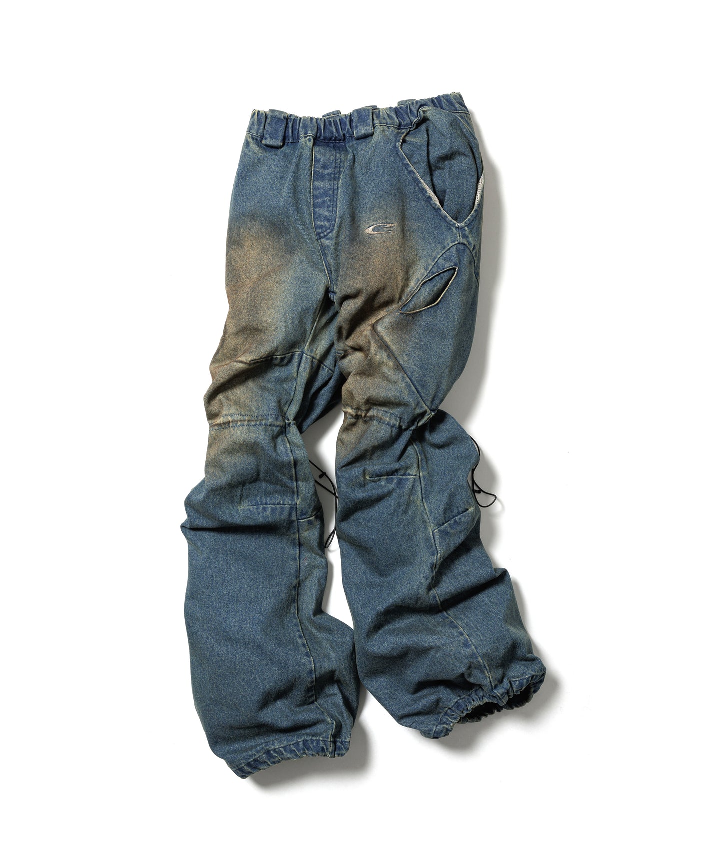 CPG RHOMBUS FADE DENIM PANTS