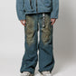 CPG RHOMBUS FADE DENIM PANTS