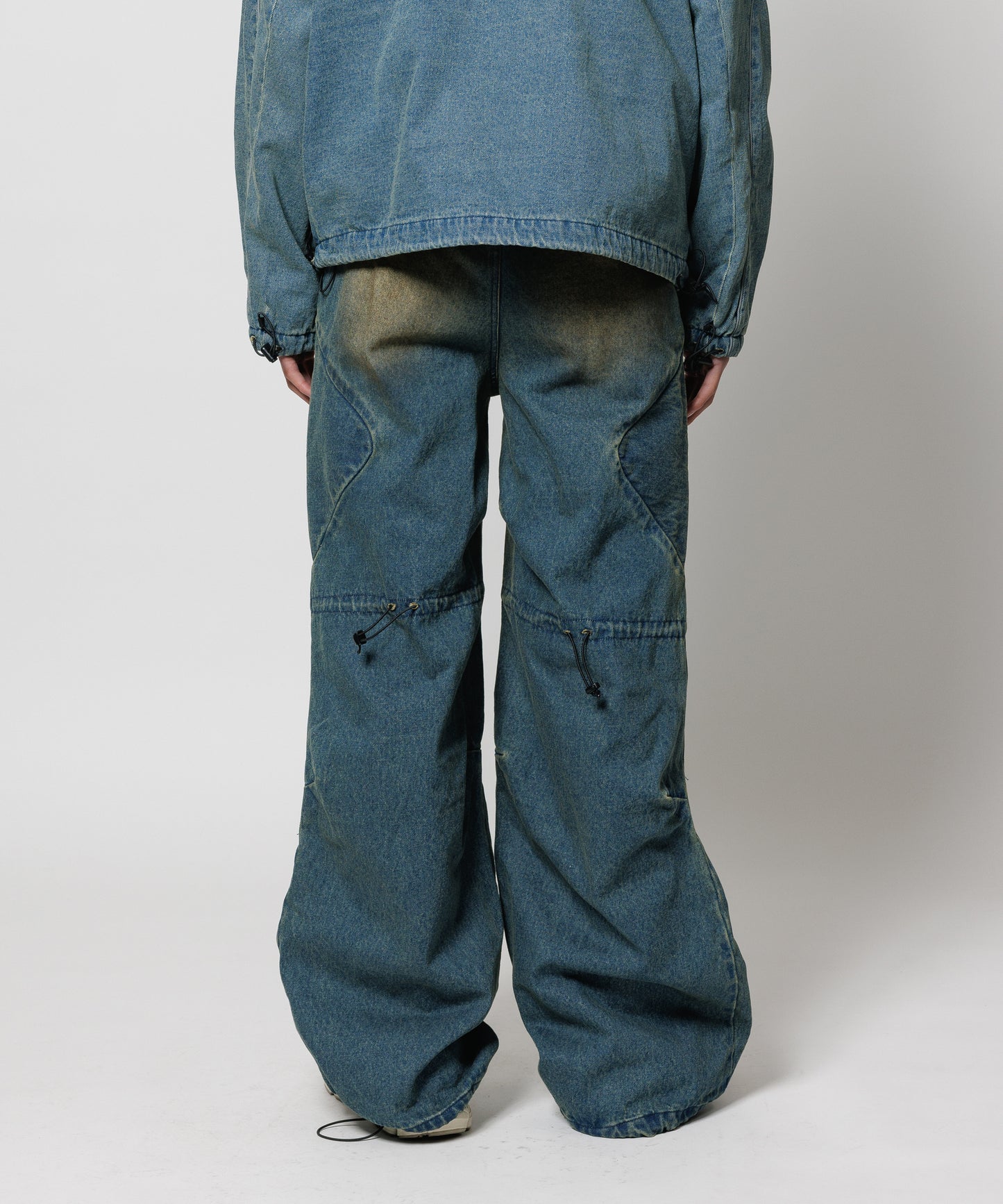 CPG RHOMBUS FADE DENIM PANTS