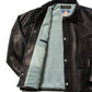 LEATHER SHORT C-A JACKET(xblackmeans)