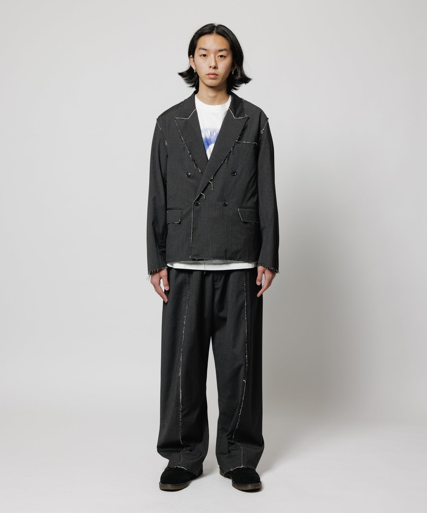 DOUBLE BREASTED SUIT JKT(BORO)