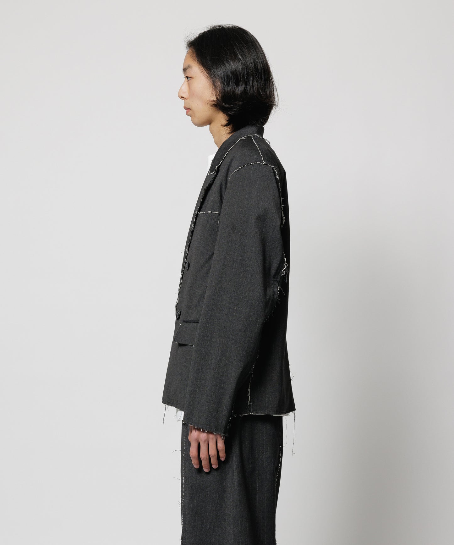 DOUBLE BREASTED SUIT JKT(BORO)