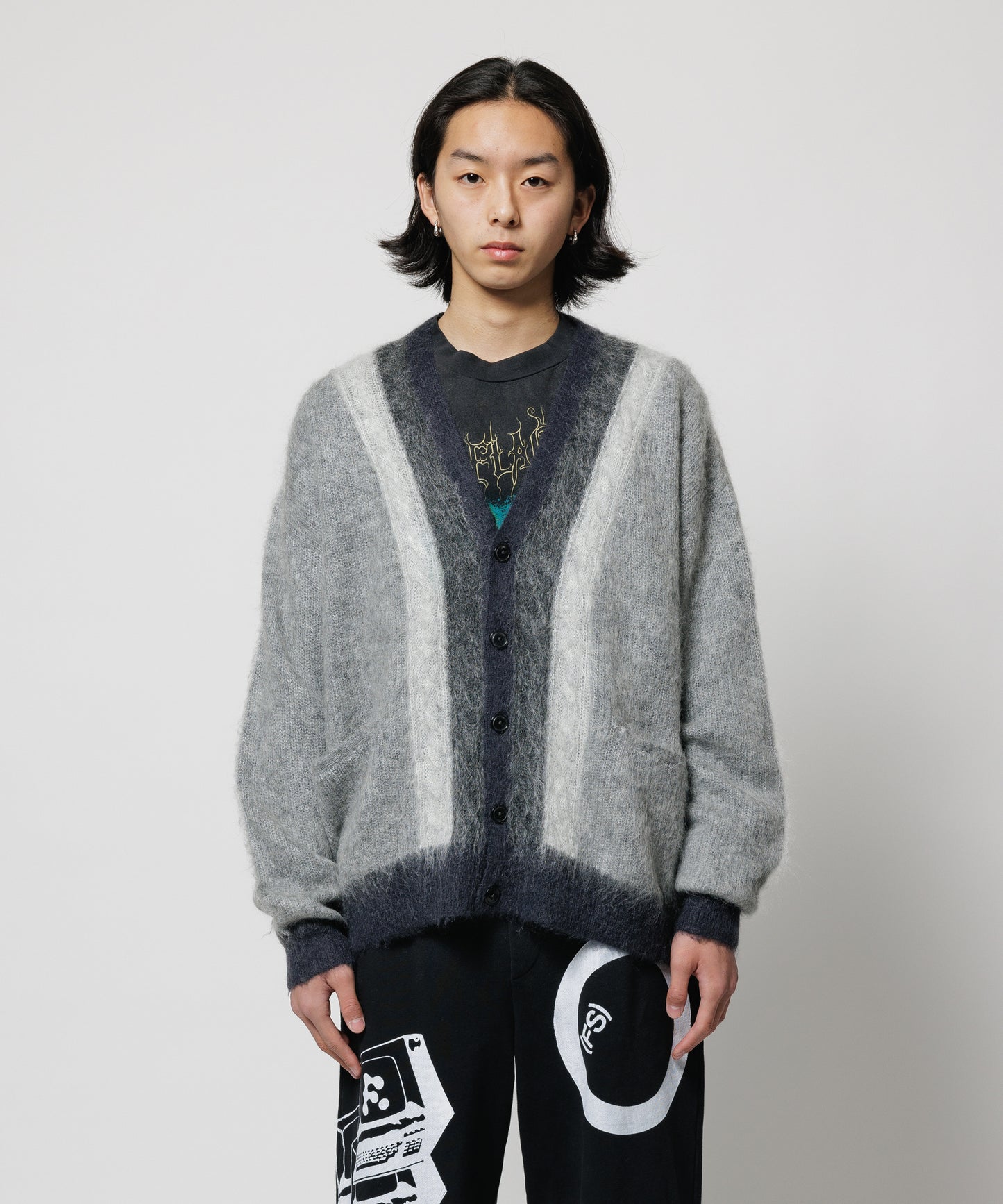 MOHAIR CARDIGAN