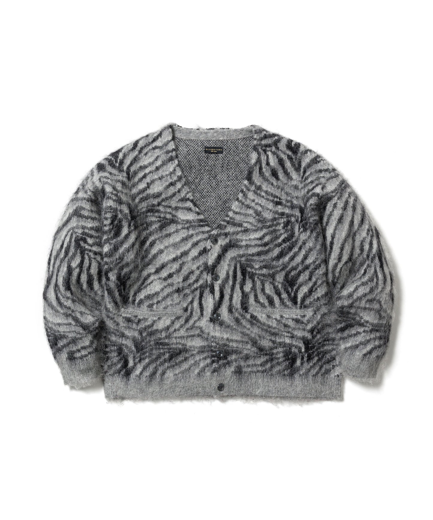 MOHAIR CARDIGAN（ZEBRA）