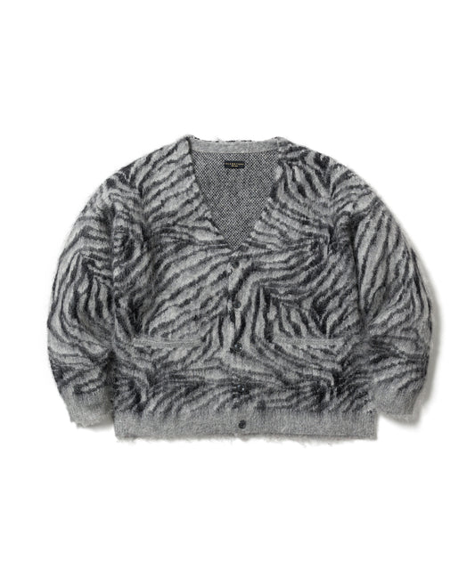 MOHAIR CARDIGAN（ZEBRA）