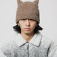 FLEECE FOX BEANIE