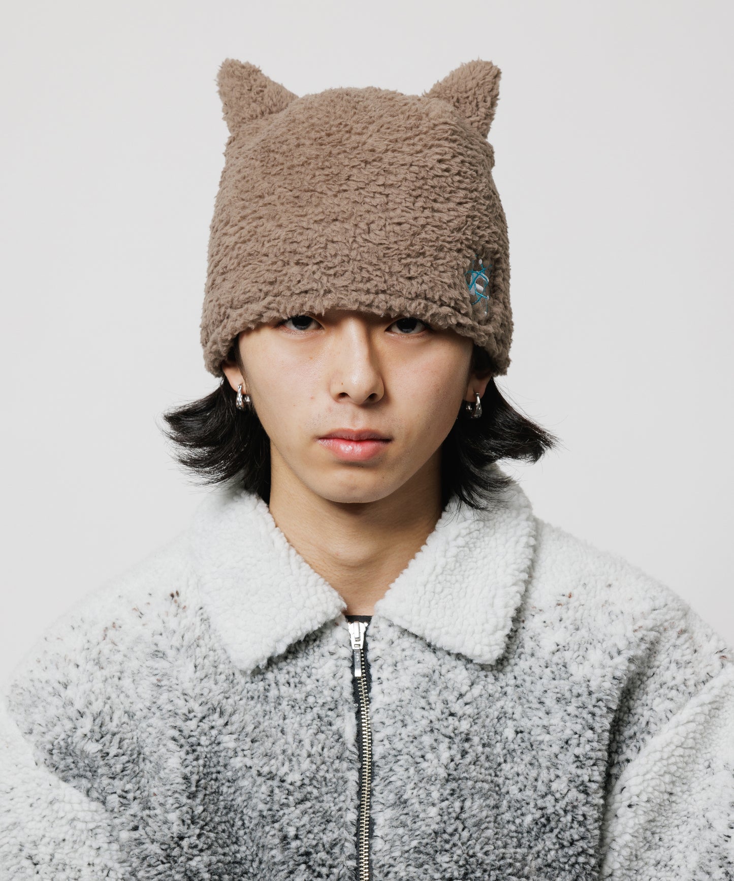 FLEECE FOX BEANIE