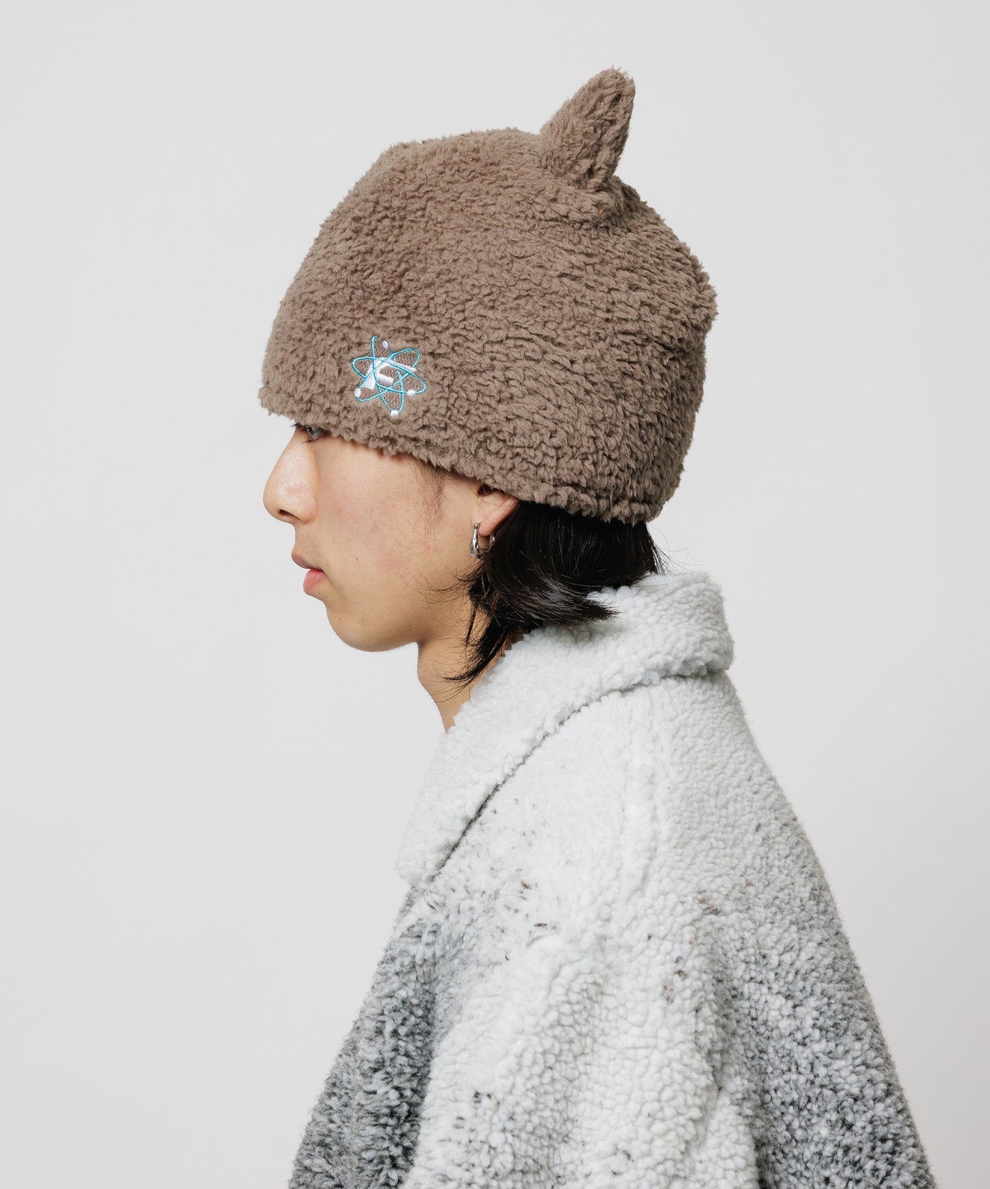 FLEECE FOX BEANIE