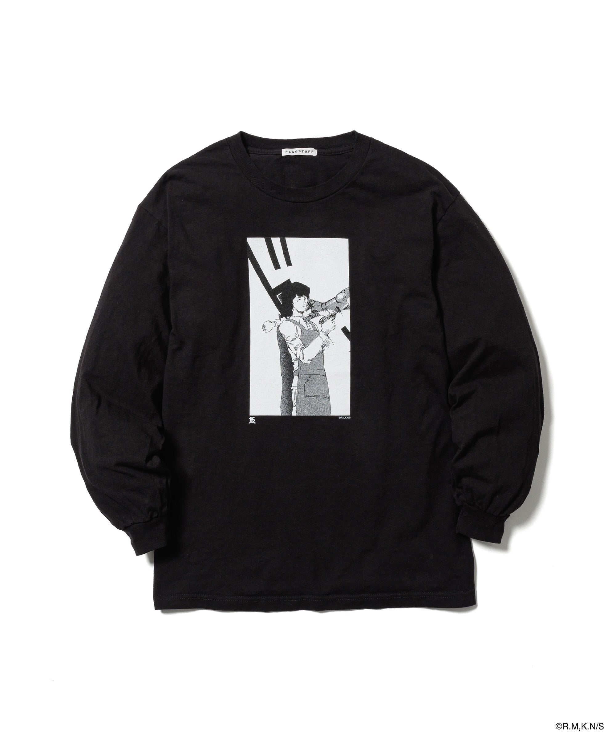 F-LAGSTUF-F/フラグスタフ】L/S GAME SHIRT(NAVY) - 「PLACE