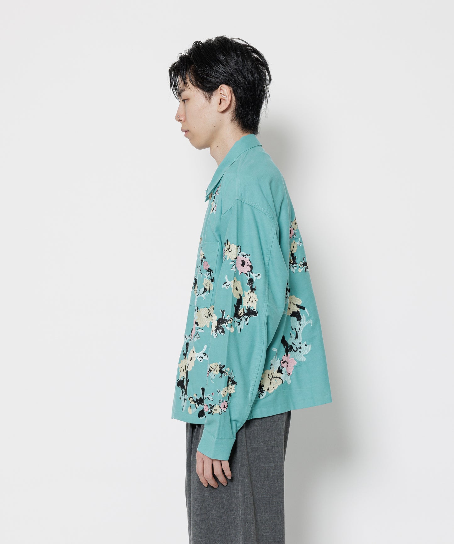 FLOWER EMBROIDERY JACKET