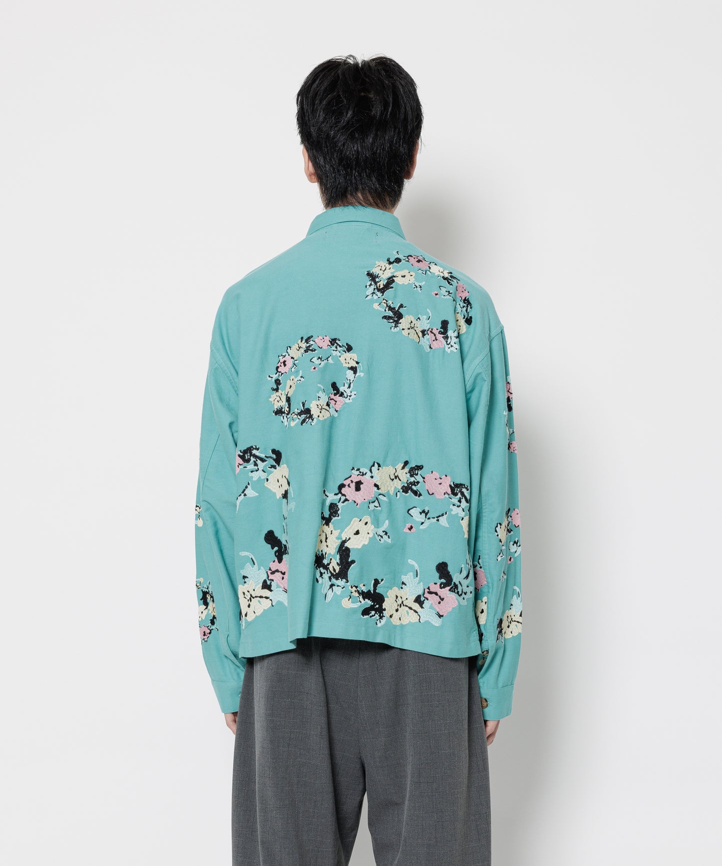 FLOWER EMBROIDERY JACKET