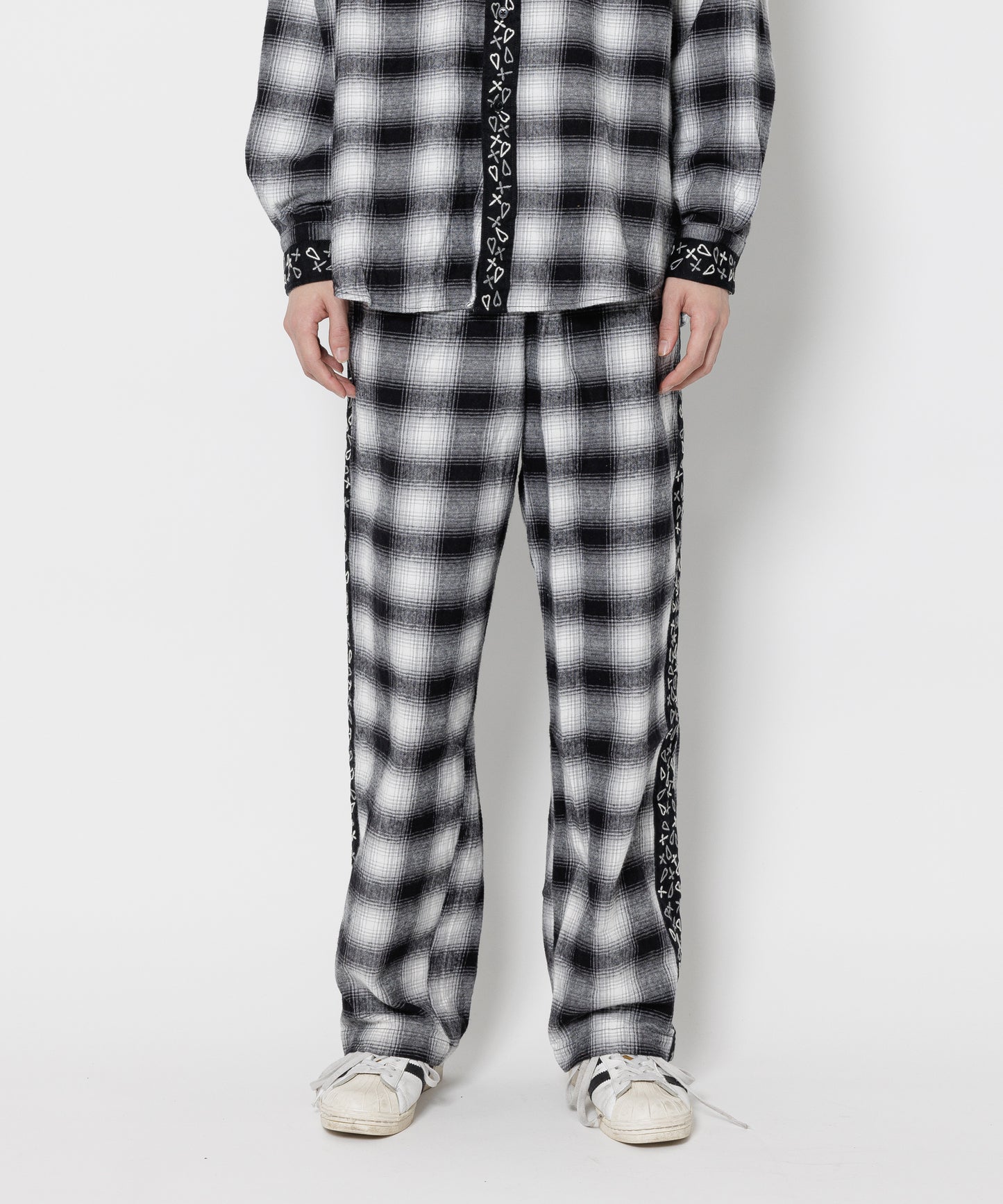 EMBROIDERY ORIGINAL CHECK　PANTS