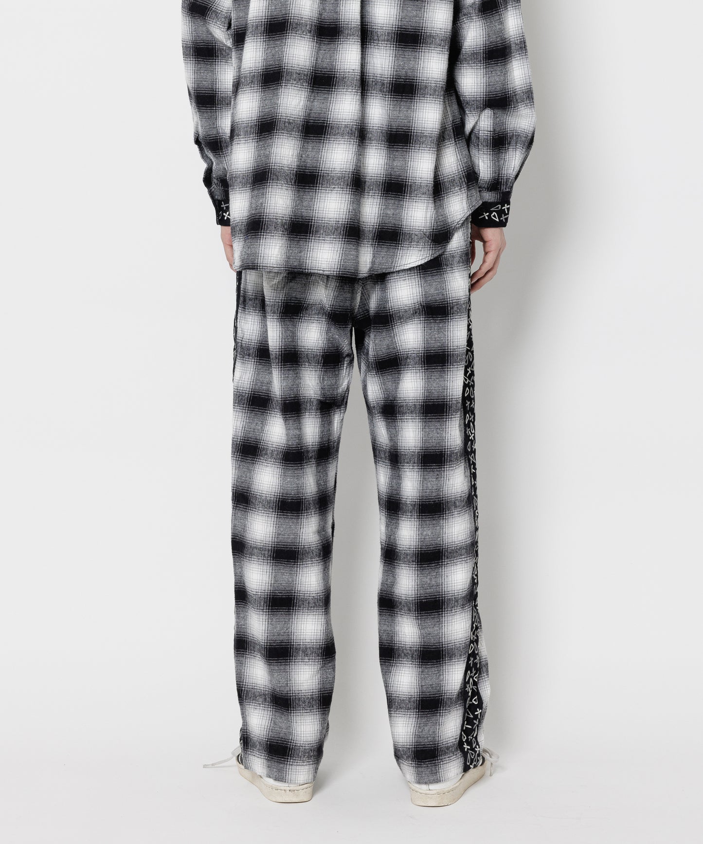 EMBROIDERY ORIGINAL CHECK　PANTS