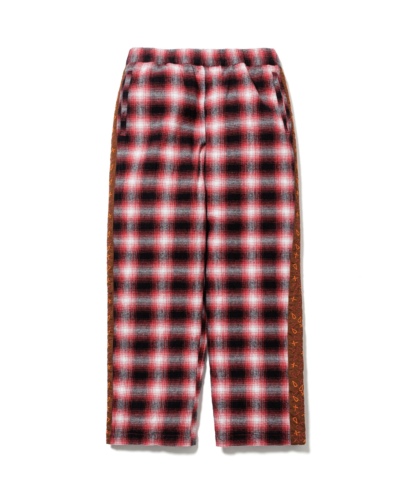 EMBROIDERY ORIGINAL CHECK　PANTS