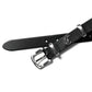 "F" LEATHER BELT