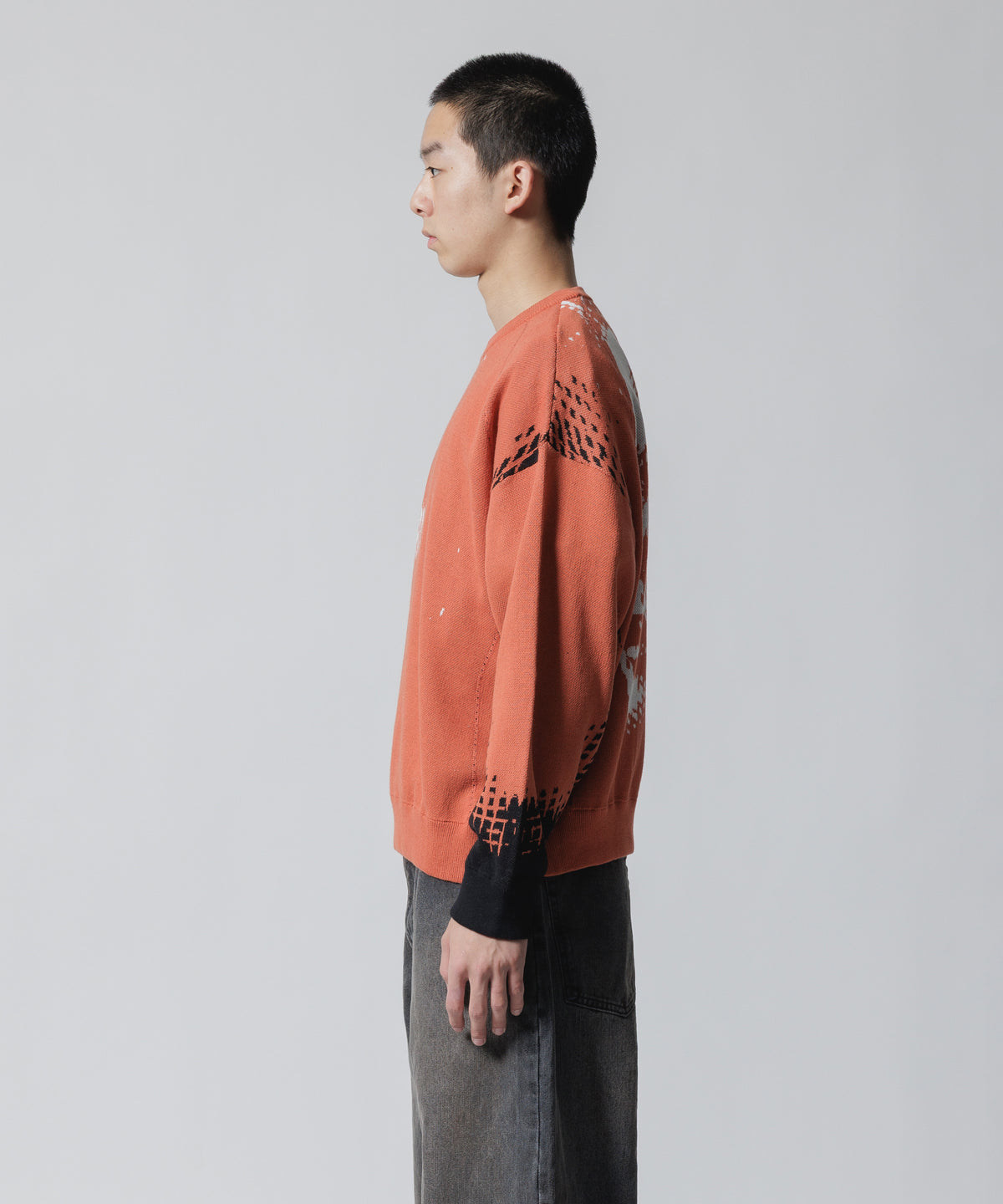 FACE COTTON SWEATER
