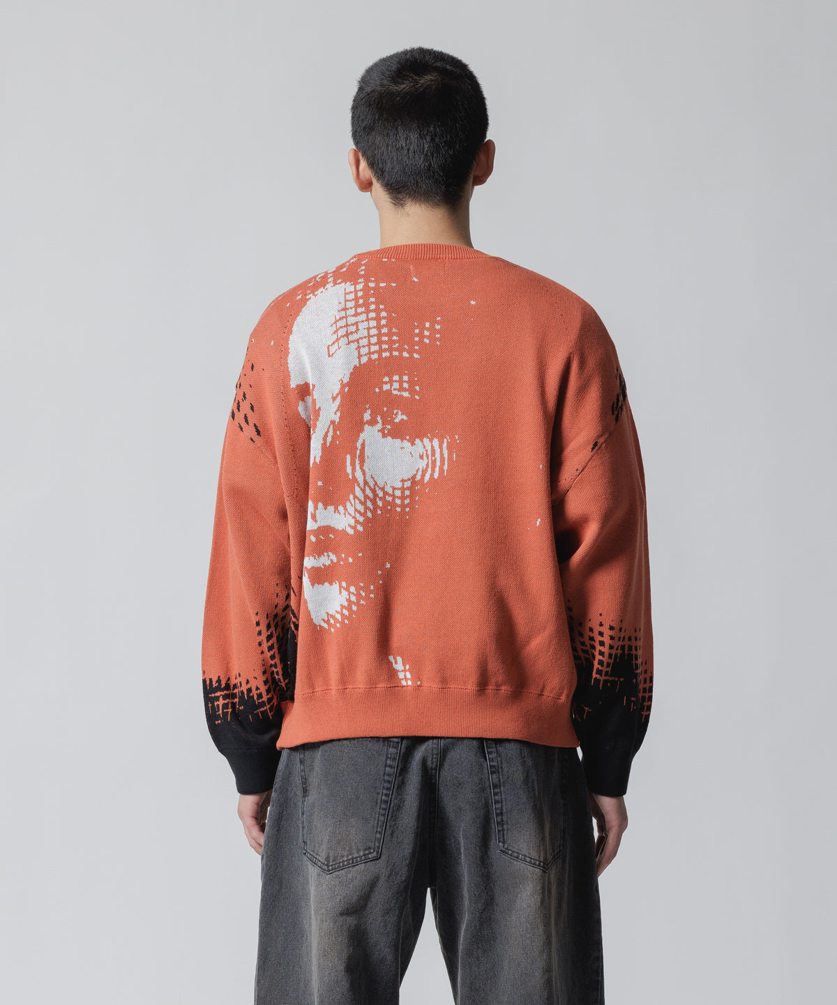 FACE COTTON SWEATER
