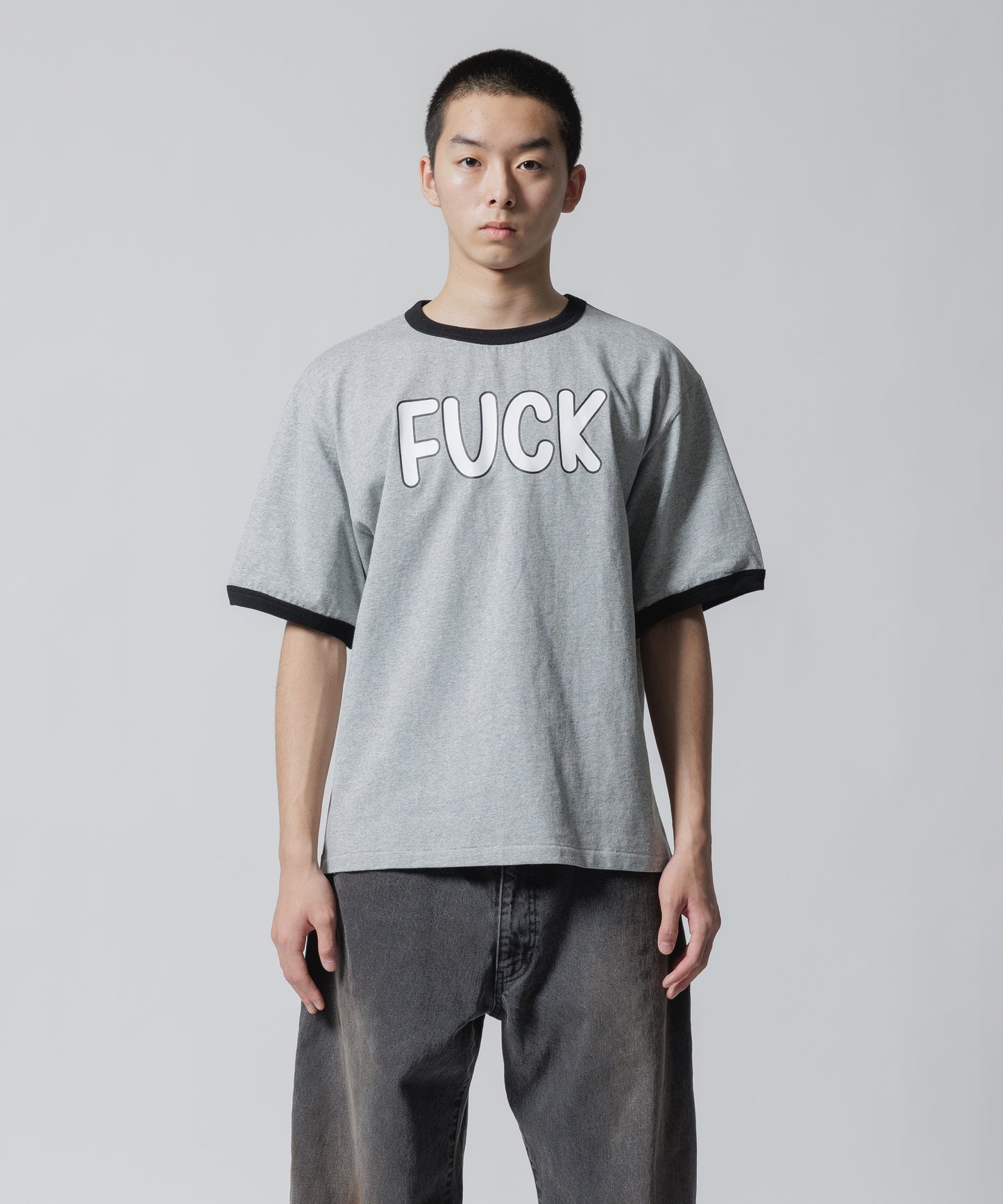 "FXXK" RINGER T-SHIRT