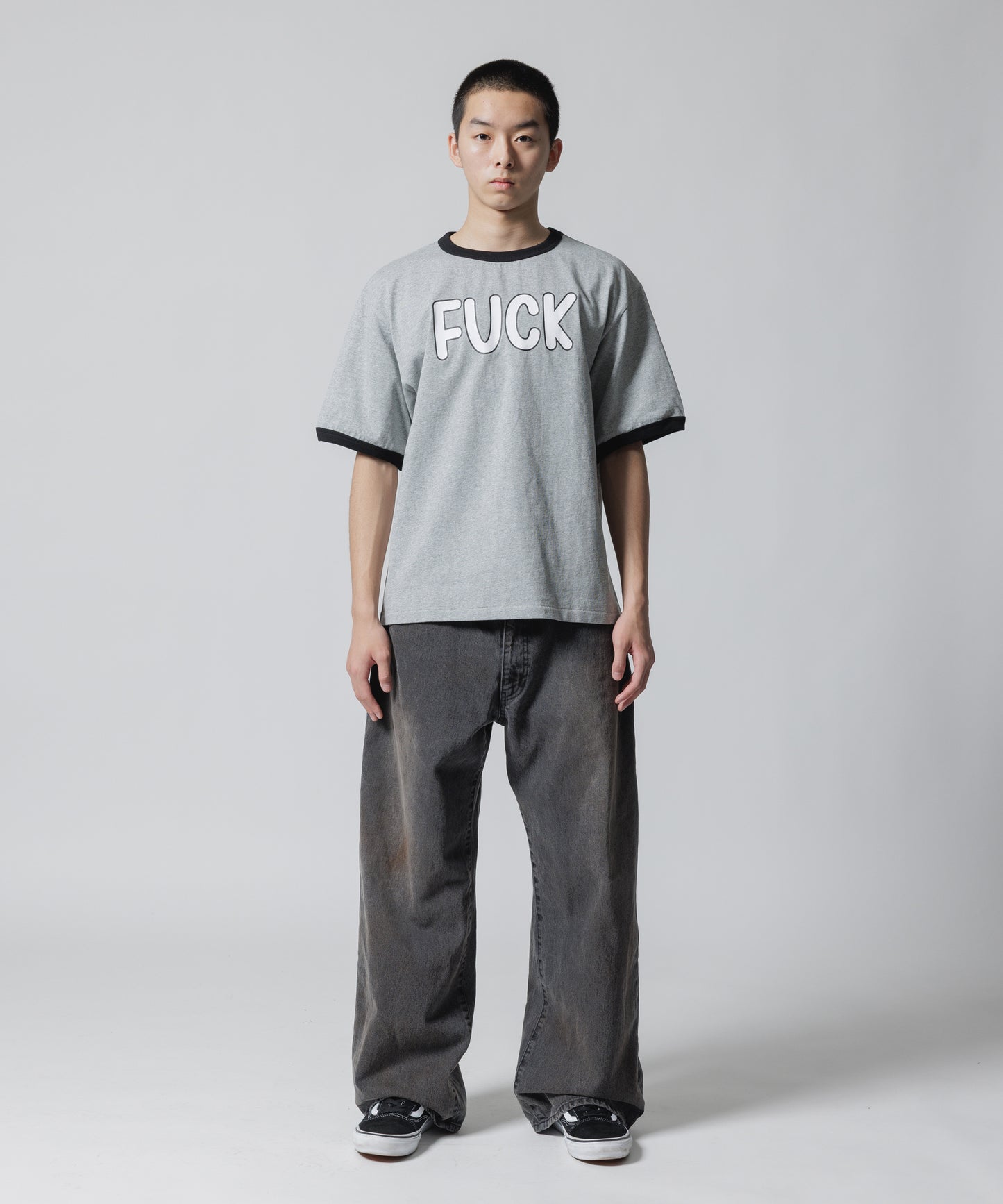 "FXXK" RINGER T-SHIRT