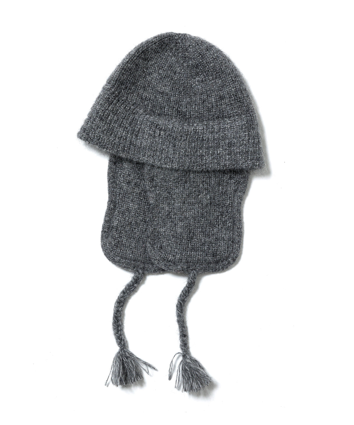 EARFLAP KNIT BELL CAP (MOHAIR)