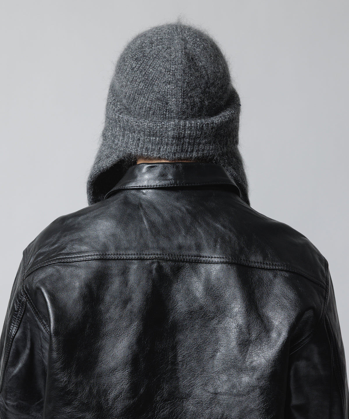 EARFLAP KNIT BELL CAP (MOHAIR)