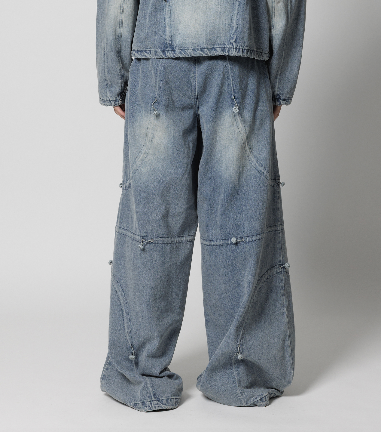 CPG CURVE CORD DENIM PANTS