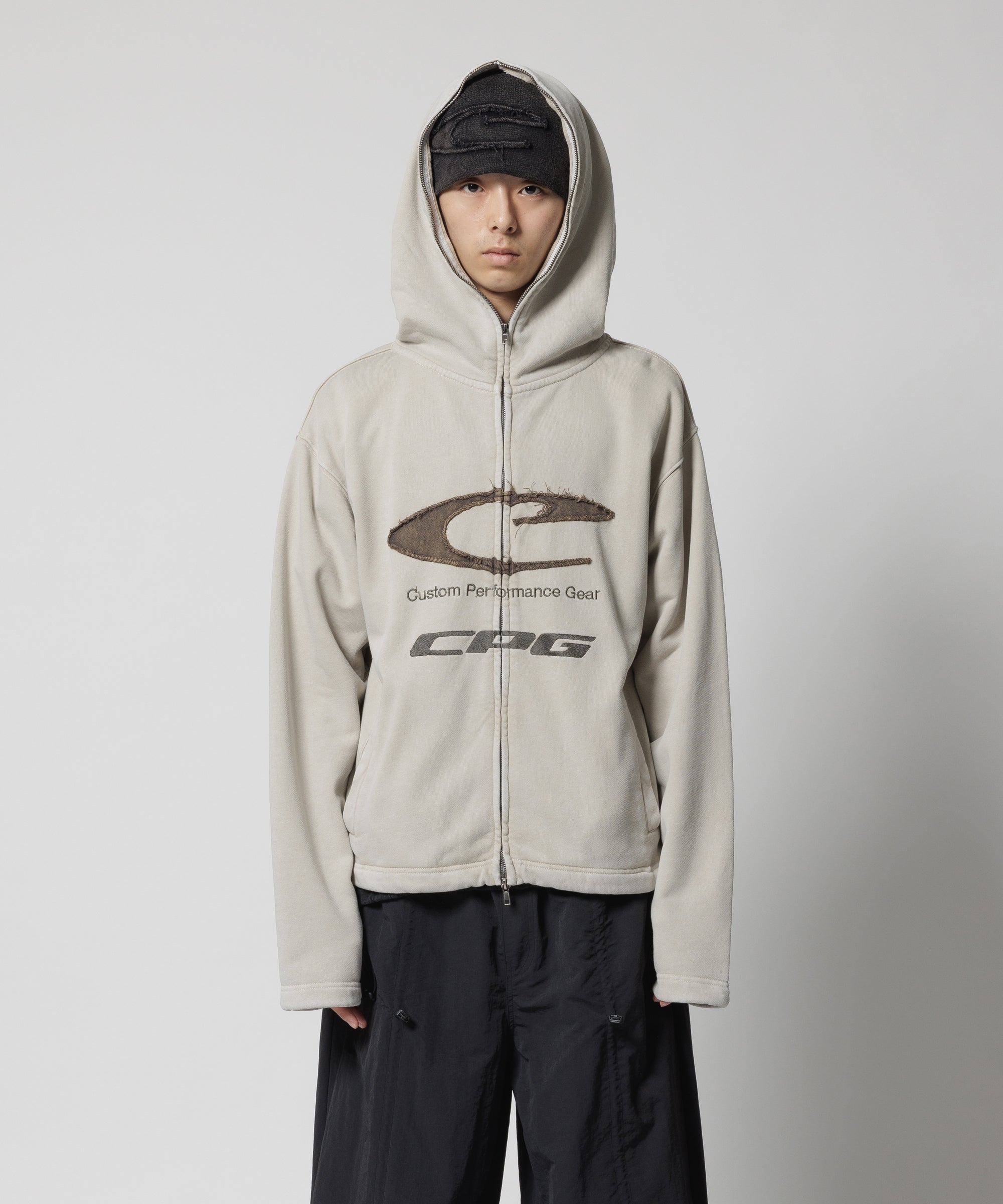新品未使用CPGフード付き ジップアップ長袖シャツ CPG FRT LOGO DYE ZIP HOODIE – F-LAGSTUF-F
