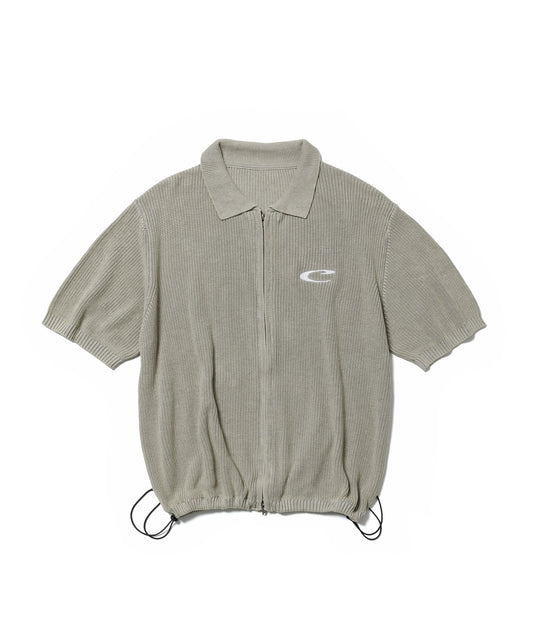 CPG FULL ZIP SS KNIT SHIRT
