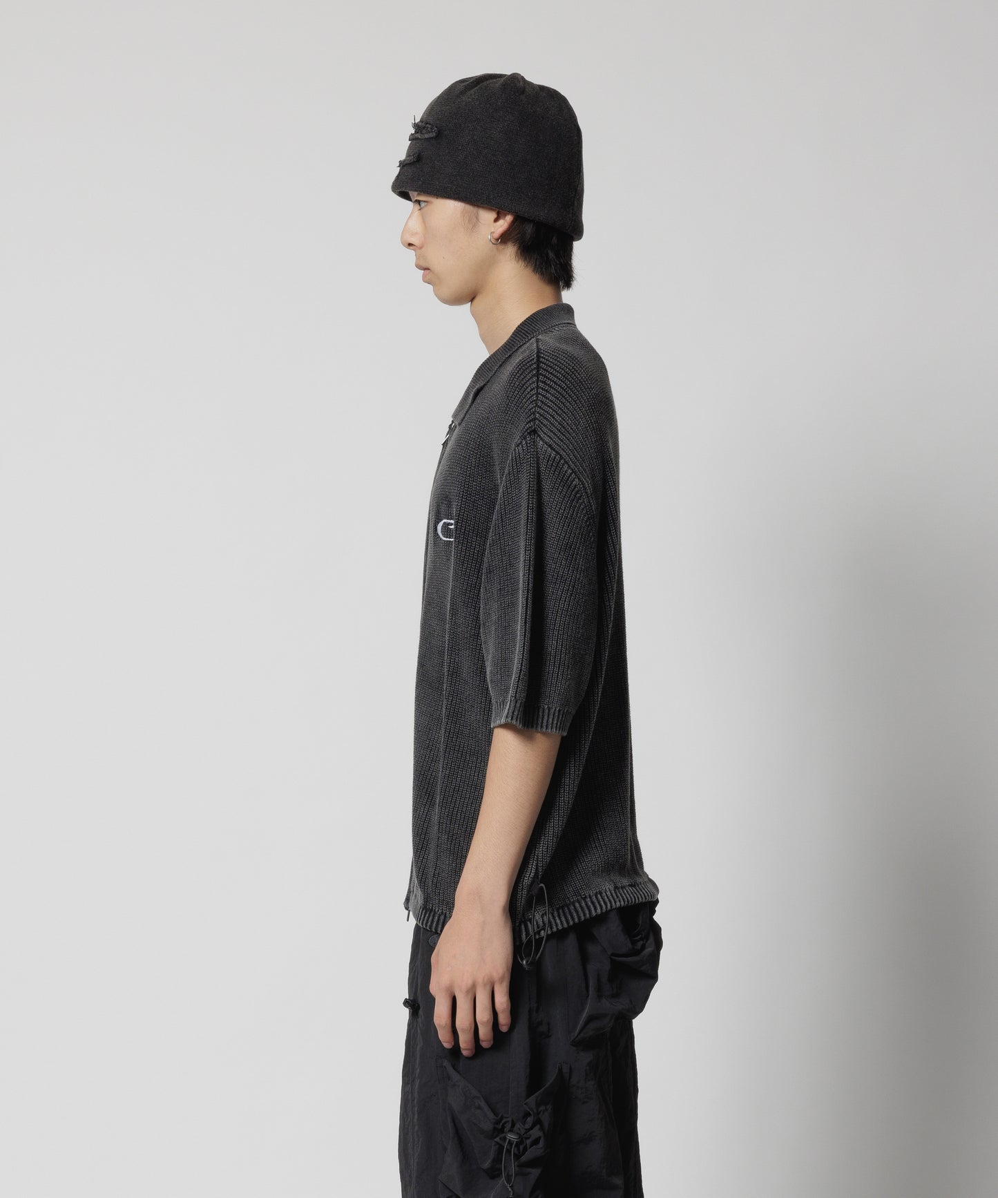 CPG FULL ZIP SS KNIT SHIRT