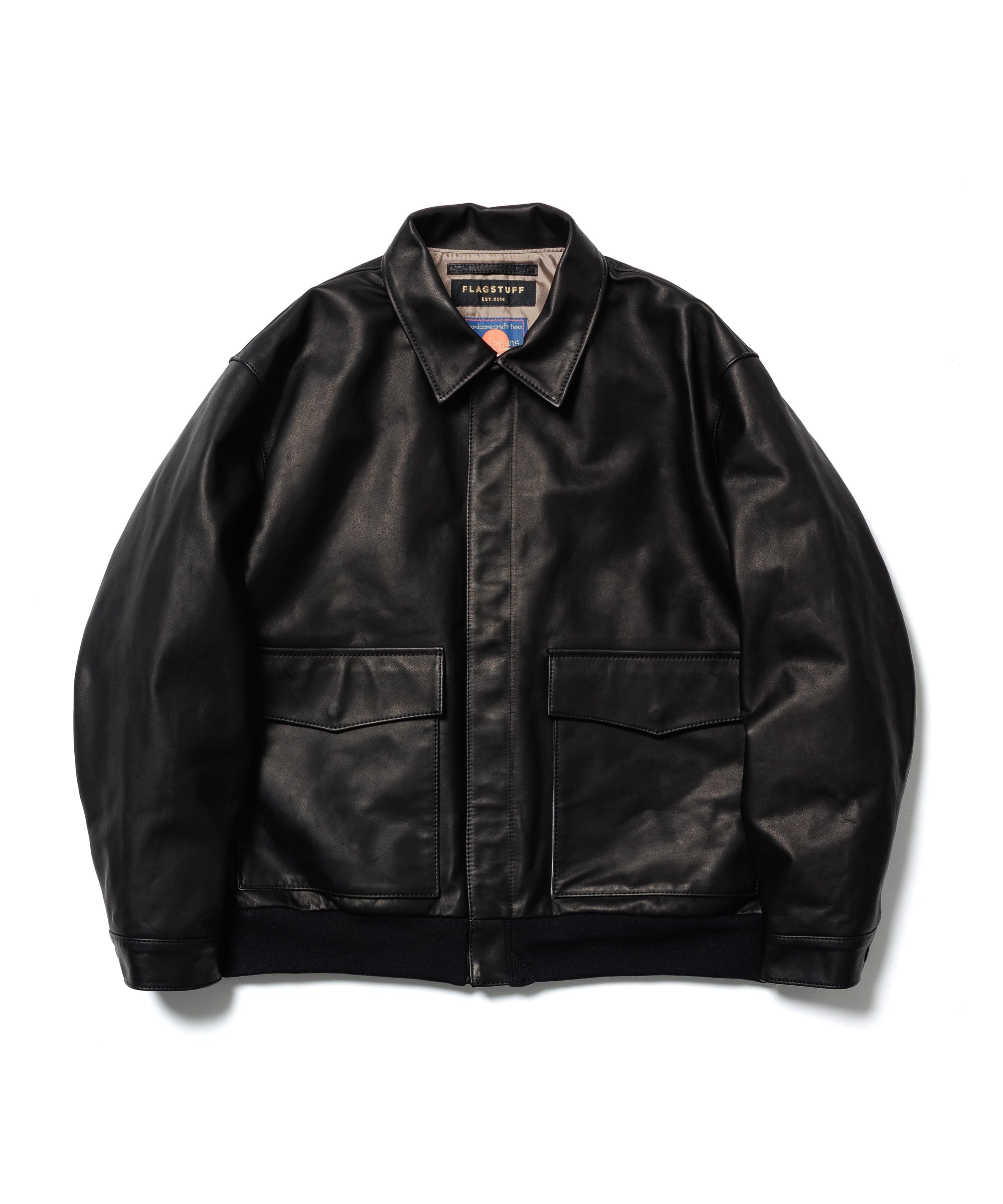 TYPE A-2 LEATHER JACKET(xblackmeans) – F-LAGSTUF-F