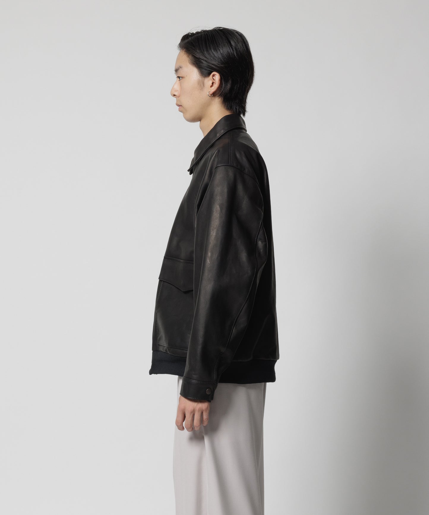 TYPE A-2 LEATHER JACKET(xblackmeans)