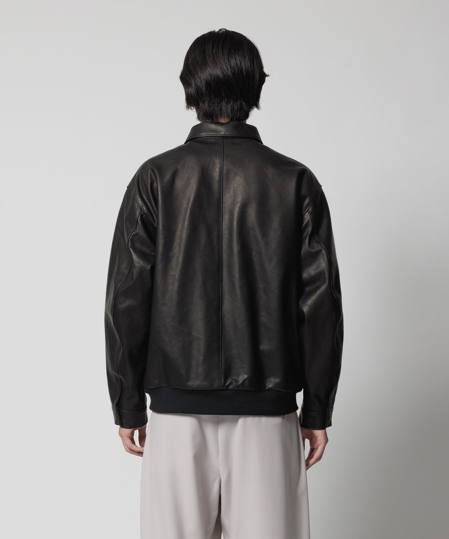 TYPE A-2 LEATHER JACKET(xblackmeans)