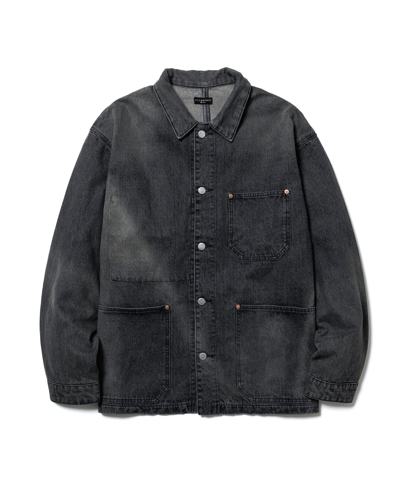 SUN FADE DENIM COVERALL