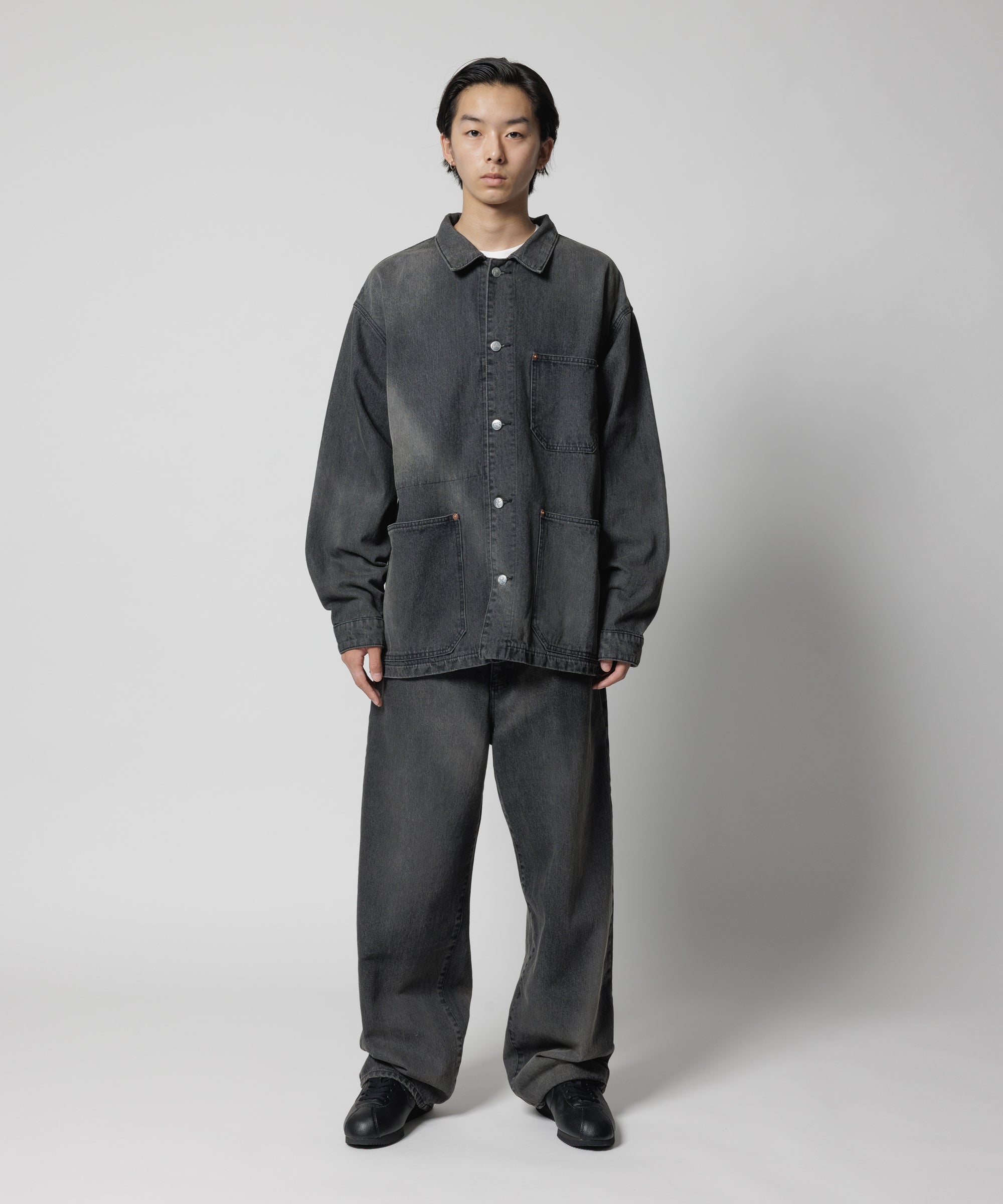SUN FADE DENIM COVERALL – F-LAGSTUF-F