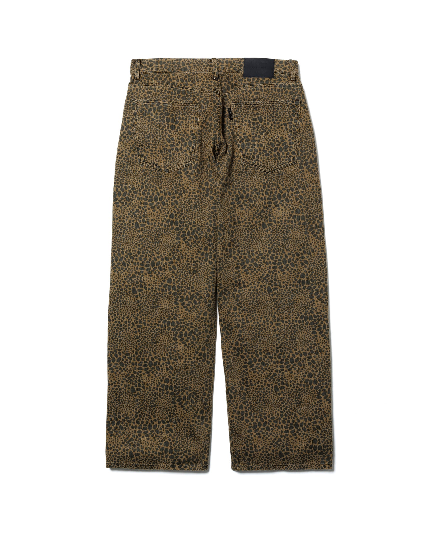 "CB REOPARD DENIM BAGGIE PANTS